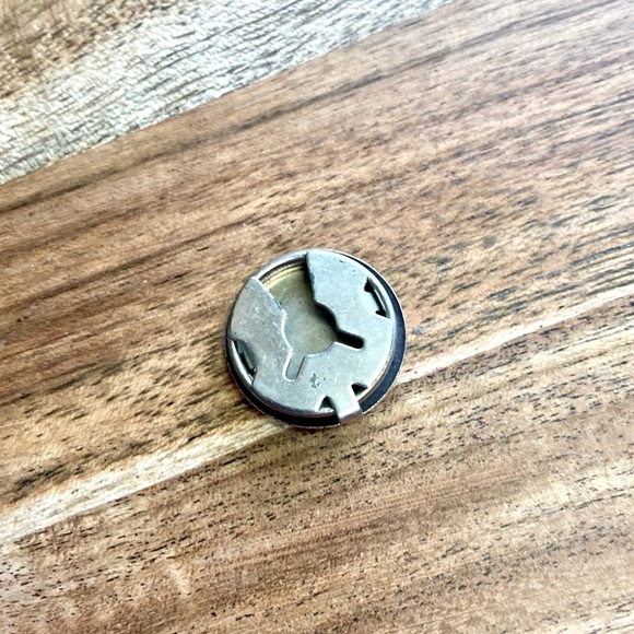 Silver Vintage Spiral Button Cover - Picture 3 of 5